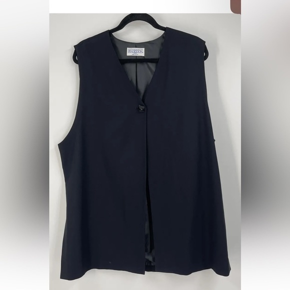 Pendleton Sophisticates Blazer Duster Women’s Plus Size 16 W Blue Vintage - Picture 1 of 6